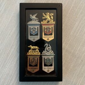Harry Potter Hogwarts House Metal Bookmarks - Set of 4 - Noble Collection